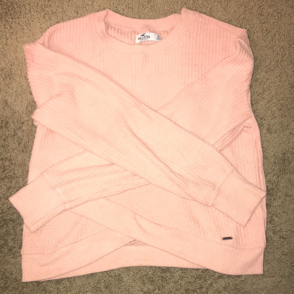 Holister pink sweater